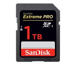 سن دیسک بزرگ ترین کارت حافظه SD جهان را با ظرفیت یک ترابایت رونمایی کرد‍