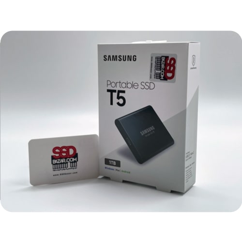 SAMSUNG EXTERNAL SSD T5 1TB اس اس دی اکسترنال سامسونگ