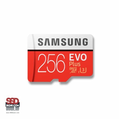 میکرو اس دی سامسونگ (2020) ssdbazar MicroSDXC Evo plus 256GB Class10 U3 4K 3-min