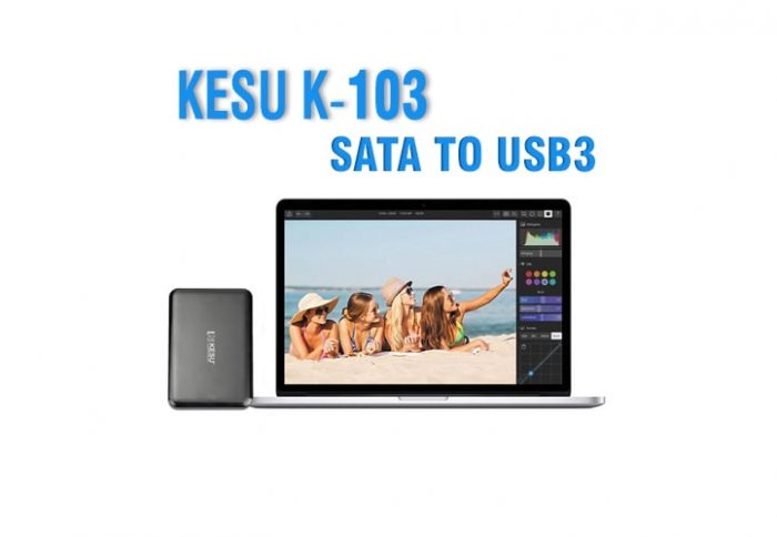 KESU K-103 SATA to USB 3.0 Enclosure باکس تبدیل 