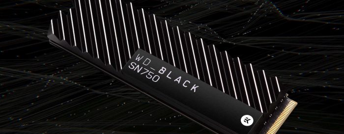WESTERN DIGITAL BLACK SN750 NVME SSD اس اس دی وسترن دیجیتال