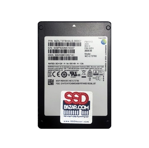 SAMSUNG SSD PM1643a 7.68TB MZILT7T6HALA-00007 اس اس دی سامسونگ اینترپرایز