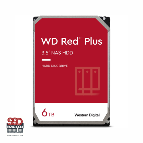 Western Digital HDD WD60EFRX Red Plus NAS 6TB-ssdbazar